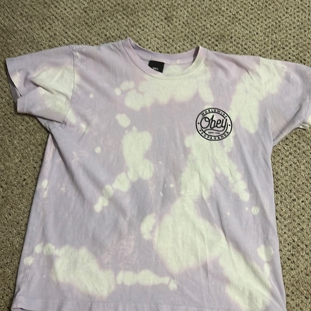 Purple Obey t-shirt
